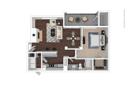 A3 Floor Plan at Preserve at Rolling Oaks, Austin